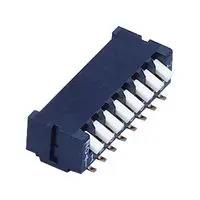 DIP SWITCH, PIANO, 8PST-NO, 0.1A/6V, SMD CFP-0812TB