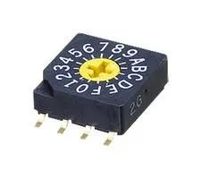 ROTARY CODE SWITCH, BCH, 0.1A, 5VDC, SMD SC-1010TB