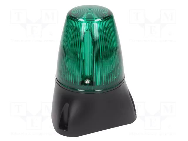 Signaller: lighting; continuous light,blinking light; green MOFLASH SIGNALLING LEDD100-05-04