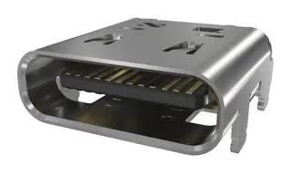 USB CONN, R/A, TYPE C RCPT, 24POS, SMT 12402076E512A