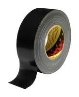 TAPE, CLOTH, 50M X 25MM, BLACK 389, BLACK, 50M X 25MM