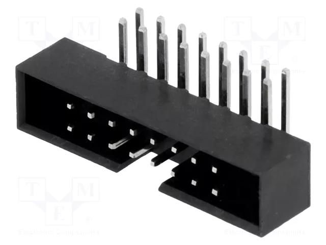 Connector: IDC; socket; male; PIN: 16; angled 90°; THT; 2mm; 2x8 CONNFLY DS1014-16RF1B