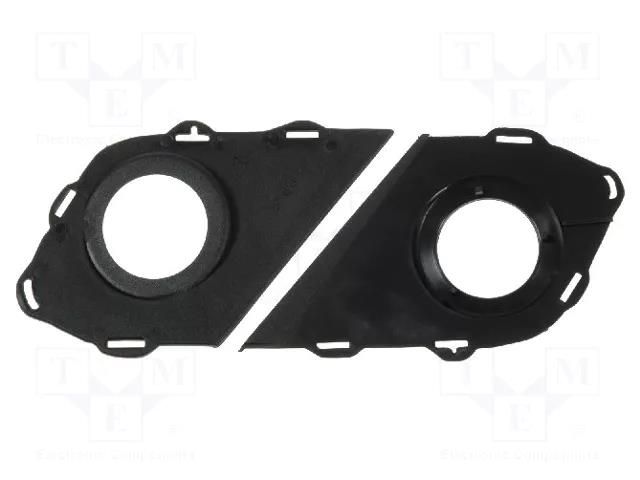 Speaker frame; 36mm; VW; VW Polo 2002->; 2pcs. 4CARMEDIA RAM-20.487/K