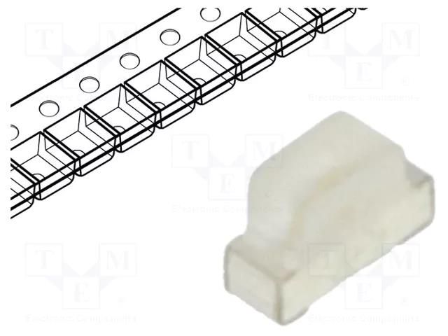 LED; SMD; 0602; green; 350÷600mcd; 1.7x0.6x1.1mm; 120°; 20mA OPTOSUPPLY OSG50602C1E