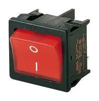 ROCKER SW, DPST, 10A, 250VAC, PANEL 1805.6102