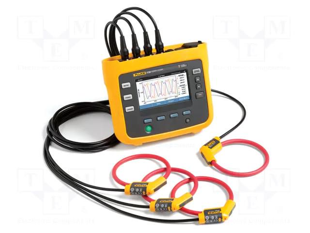 Meter: power logger; colour,LCD TFT 4,3"; Network: three-phase FLUKE FLK-1738