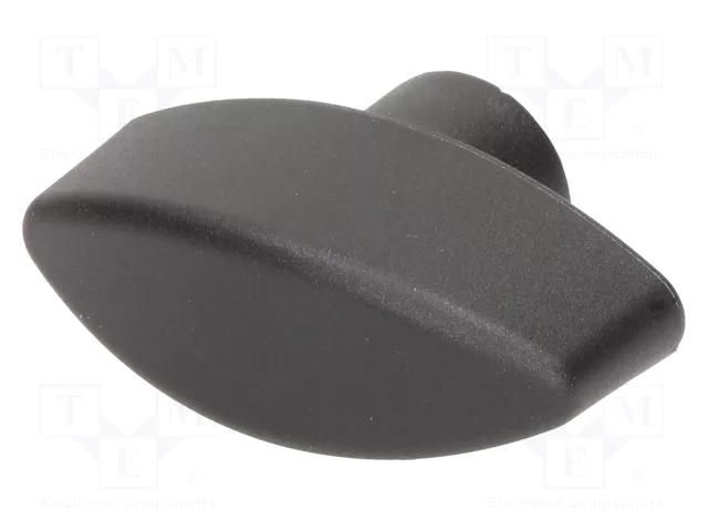 Knob wing; Int.thread: M8; 15mm; H: 24.5mm; polyamide; W: 40mm ELESA+GANTER CTL.476/40B-M8