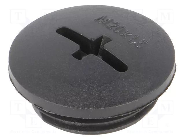 Stopper; M20; 1.5; IP54; polyamide; black; SKINDICHT®; 6mm LAPP BLK-GL-M20/BK