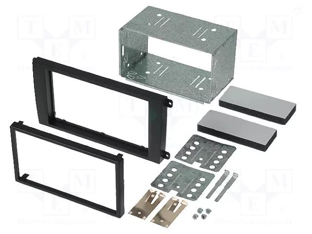 Radio frame; Porsche; 2 DIN; black ACV RAM-40.233.1