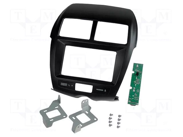 Radio frame; Mitsubishi; 2 DIN; black ACV RAM-40.402