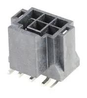 NANO-FIT HDR SMT VT DLR 6CKT 15AU BLK 105429-1206