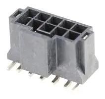 NANO-FIT HDR SMT VT DLR 10CKT 15AU BLK 105429-1210