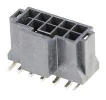 NANO-FIT HDR SMT VT DLR 10CKT 30AU BLK 105429-1310