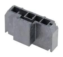 NANO-FIT HDR SMT RA SGL 5CKT 30AU BLK 105430-1305
