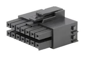 ULTRA-FIT HSG DUAL 14CKT BLK 172258-3114