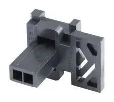 CONN HOUSING, PLUG, 2POS, 3MM, BLACK 46625-0200