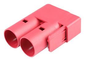 PWRWIZE 6MM 2-CKT RECEPTACLE KEY: A RED 211942-0002