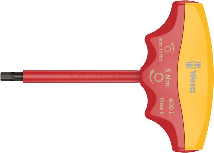 400 i VDE Hex Insulated torque-indicator, 5.0, Wera 05004981001