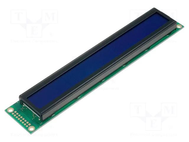 Display: LCD; alphanumeric; STN Negative; 40x2; blue; LED; PIN: 16 RAYSTAR OPTRONICS RC4002A-BIY-ESV