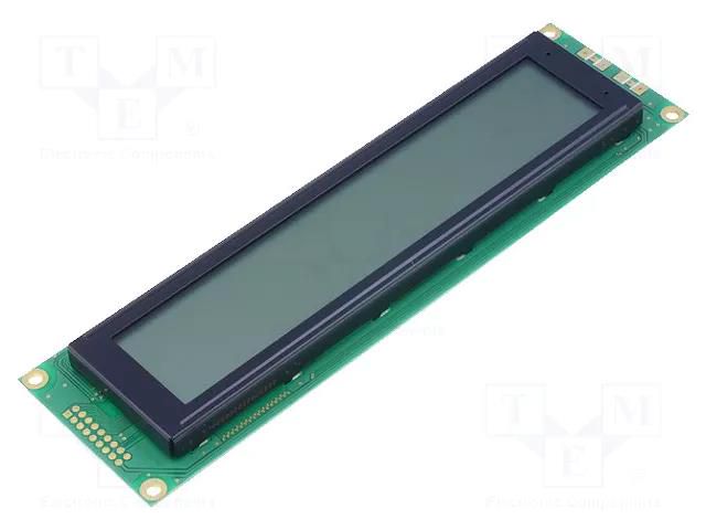 Display: LCD; alphanumeric; FSTN Positive; 40x4; grey; LED; PIN: 16 RAYSTAR OPTRONICS RC4004A-FHW-CSX