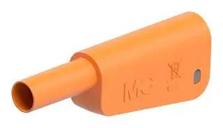 BANANA CONNECTOR, ORANGE, PLUG, 19A 66.2019-30