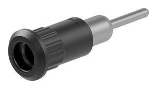 BANANA CONNECTOR, BLACK, SOCKET, 25A 64.3011-21