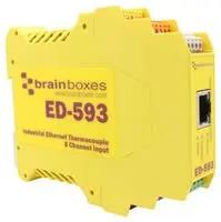 ETHERNET - 8 THERMOCOUPLE, 2.5W, SCREW ED-593