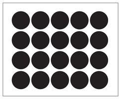 LABEL, PAPER, BLACK, 25MM MP010415