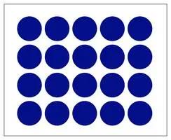 LABEL, PAPER, BLUE, 25MM MP010416
