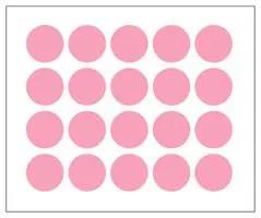 LABEL, PAPER, PINK, 25MM MP010421