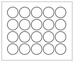LABEL, PAPER, WHITE, 25MM MP010422