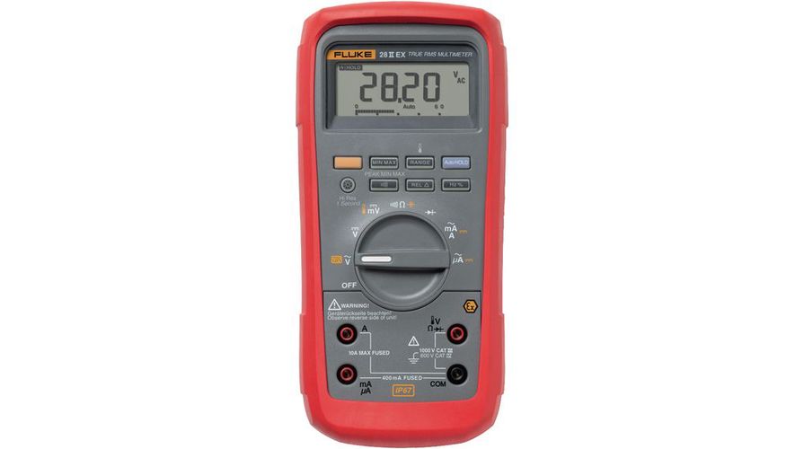 FLUKE-28IIex, Цифровой мультиметр True-RMS 1kV 10A 199.99kHz 50MOhm 10000uF, WITH ATEX APPROVAL. Fluke 4017165 95969599733