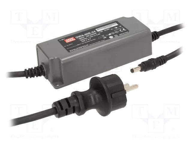 Power supply: switching; LED; 60W; 24VDC; 2.5A; 90÷264VAC; IP67 MEAN WELL OWA-60E-24