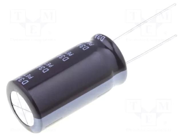 Capacitor: electrolytic; THT; 47uF; 450VDC; Ø16x31.5mm; ±20%; 2000h SAMWHA RD2W476M1631MBB