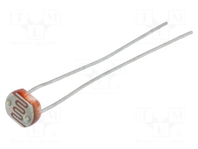 Photoresistor; 100mW; 30÷90kΩ; 560nm; THT; 150VDC; ØLED: 5mm Token PGM5639D