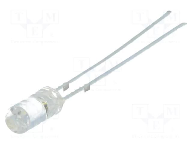 LED; blue; 3mm; 220÷330mcd; 110°; Front: flat; 2.8÷3.6VDC OPTOSUPPLY OSB4YU39B1B