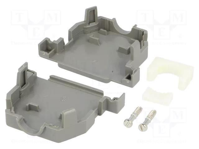 Enclosure for connectors: D-Sub; D-Sub 25pin,D-Sub HD 44pin ENCITECH CCOV25-SN-LG