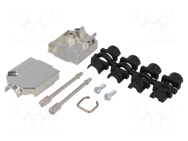 Enclosure for connectors: D-Sub; D-Sub 9pin,D-Sub HD 15pin ENCITECH DTCK09-K