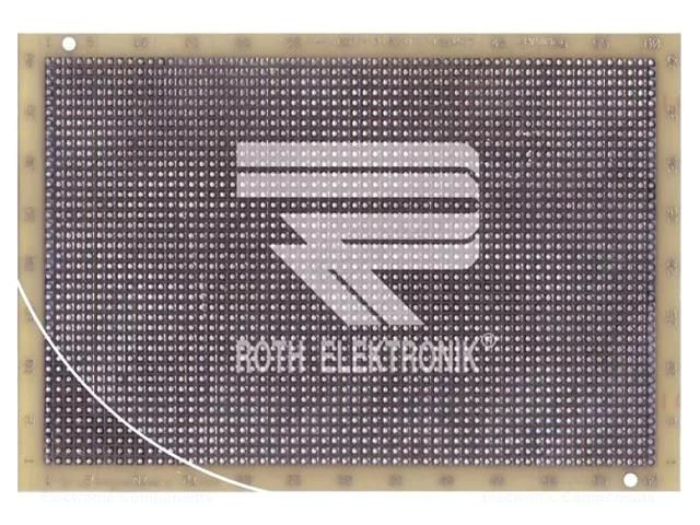 Board: universal; double sided,prototyping; W: 114.3mm; L: 165.1mm ROTH ELEKTRONIK GMBH RE233-LF