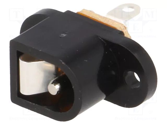 Connector: DC supply; socket; male; 500mA; straight; soldering LUMBERG NEB/J21