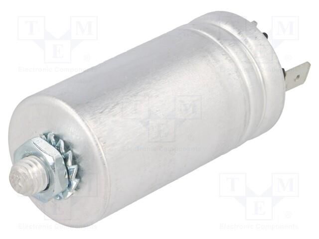 Capacitor: polypropylene; 5uF; Ø30x58mm; ±10%; 1kVDC; 640VAC ELECTRONICON E62.C58-502E10