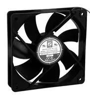 DC AXIAL FAN, BALL, 89CFM, 0.37A, 12V OD1225-12HB