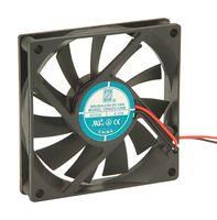 DC AXIAL FAN, BALL, 31CFM, 0.15A, 12V OD8015-12HB