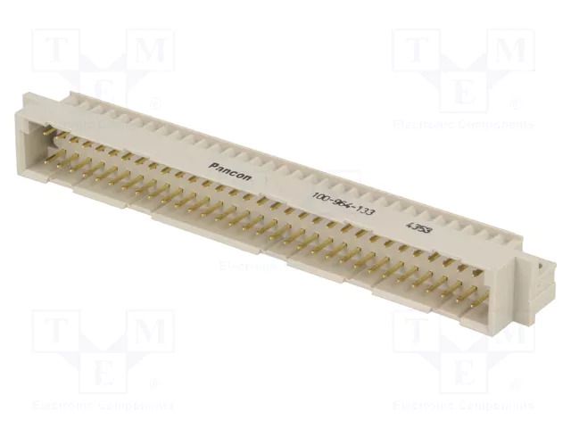 Connector: DIN 41612; socket; male; PIN: 64; straight; THT; a+c; 4mm PANCON 100-964-133