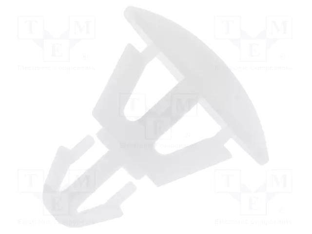 Assembly stud; polyamide; L: 3.5mm; snap fastener; natural FIX&FASTEN FIX-RCG-3.5