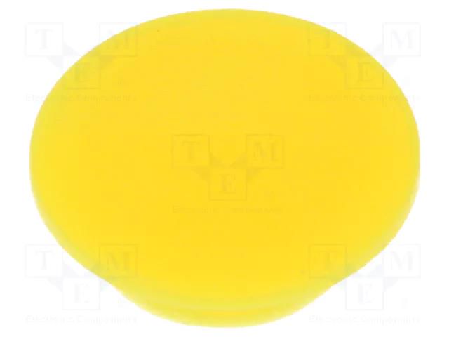 Cap; plastic; push-in; yellow CLIFF K21-YELLOW