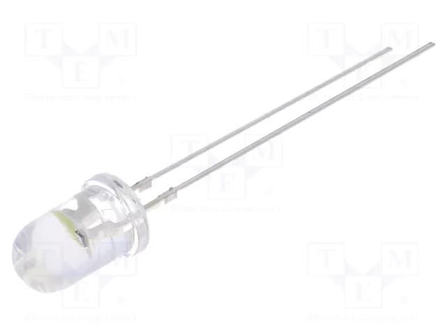 LED; white cold; 5mm; candle light effect,blinking; 5800÷7000mcd OPTOSUPPLY OS5WDK5A31A