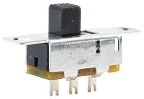 SLIDE SWITCH, SPDT, 0.2A, 30VDC, PANEL EG1201