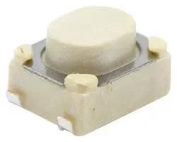TACTILE SW, SPST-NO-DM, 0.05A/12V, 180GF TL3365AF180QG