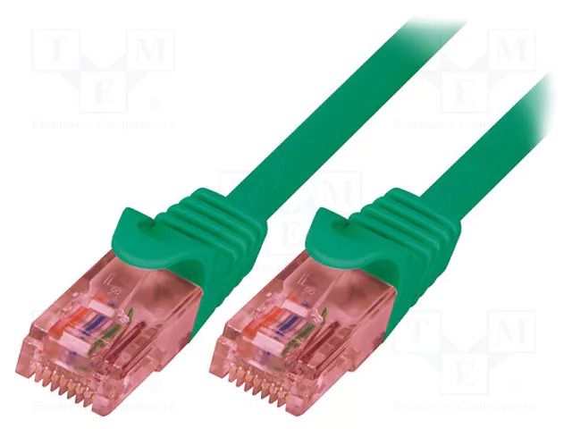 Patch cord; RJ45 plug,both sides; U/UTP; 6; stranded; Cu; 0.5m LOGILINK CQ2025U